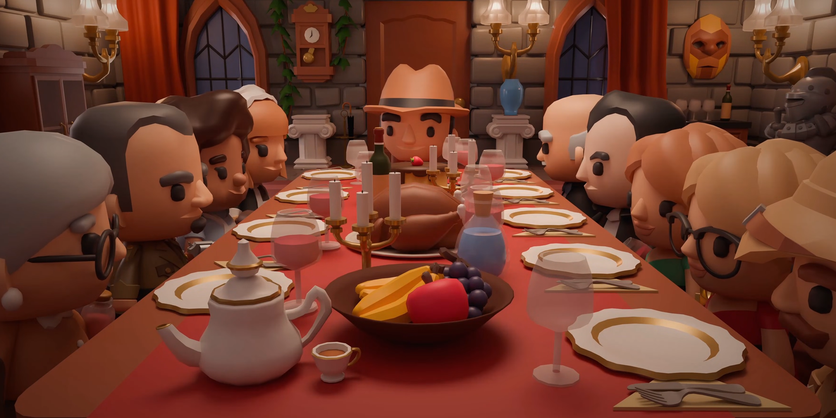 Soru işaretleri, dedektifler, ipuçları ve karanlık bir atmosfer