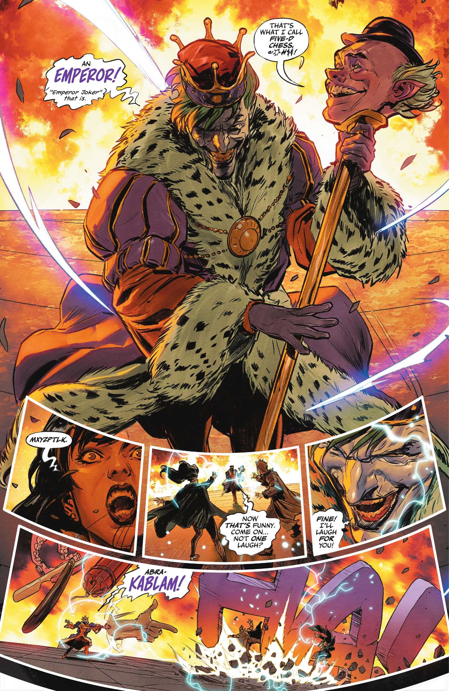 Kaos hüküm sürerken, İmparator Joker yükseliyor
