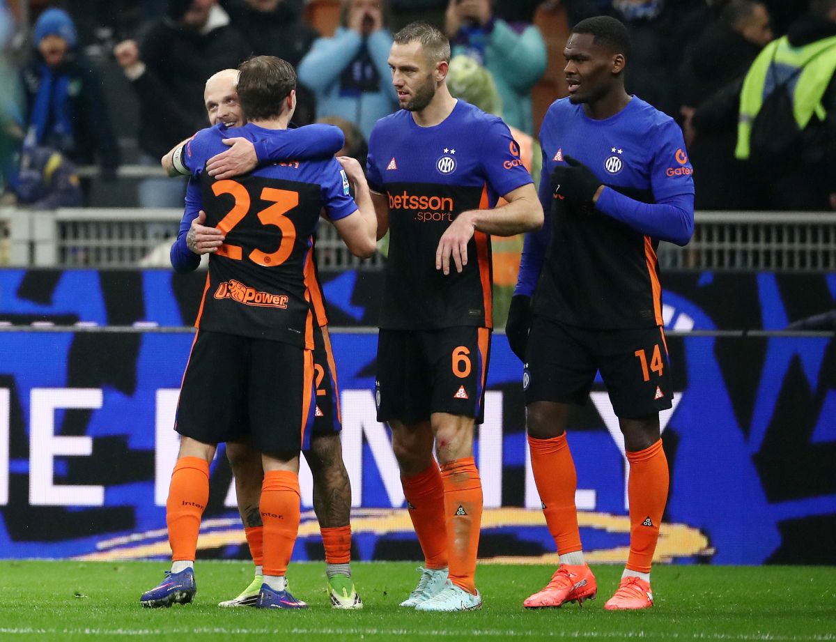 Yeniden doğuş, gol sevinci, sahada coşku, Inter'e destek