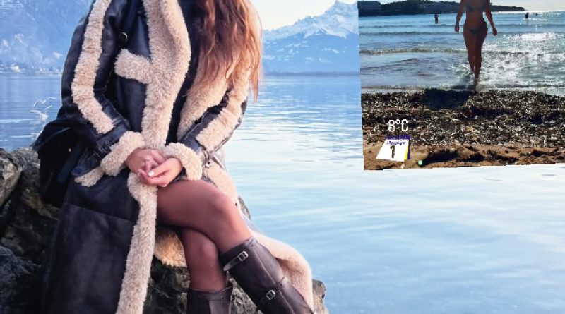 Soğuk havada cesaret, mutluluk, yeni yıl coşkusu!