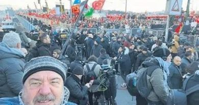 Galata'da umut, coşku ve Gazze'ye destek sesi