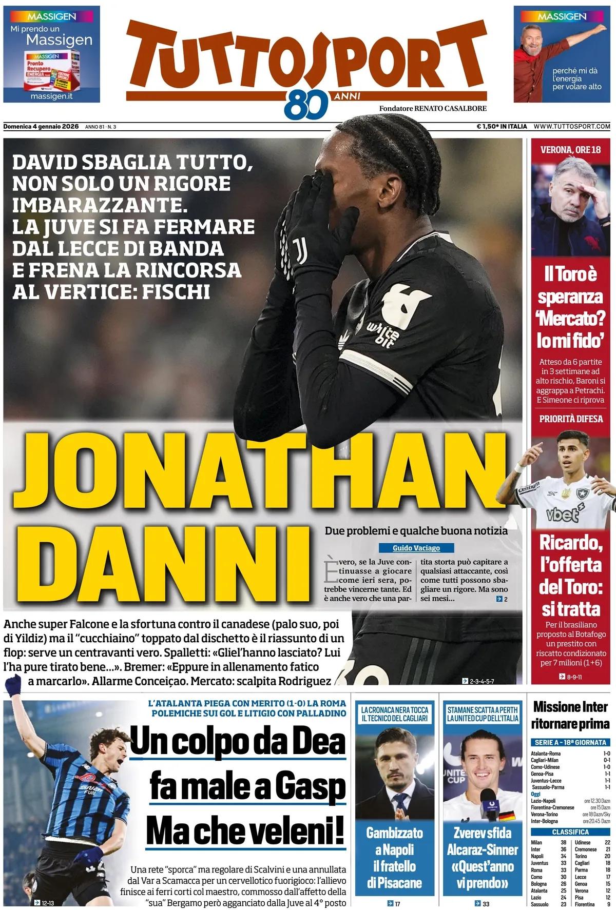 Beraberlik hayal kırıklığı, McKennie umut, direk acımasız