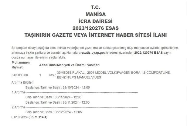 Ucuz araba hayali mi? İcradan fırsatları değerlendirin