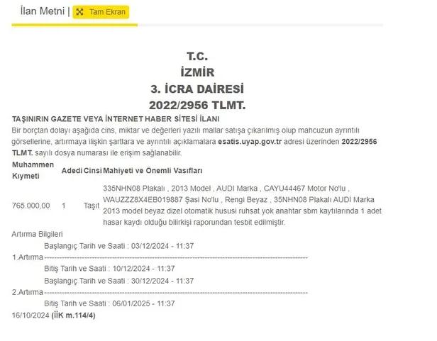 Ucuz araba mı arıyorsun? İcradan fırsatları incele!