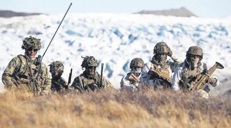 Buzul manzara, askeri varlık, jeopolitik gerilim