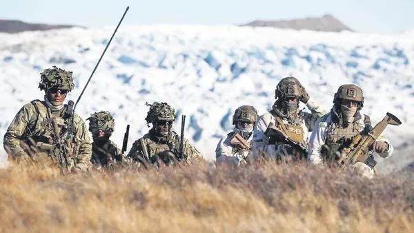 Buzul manzara, askeri varlık, jeopolitik gerilim