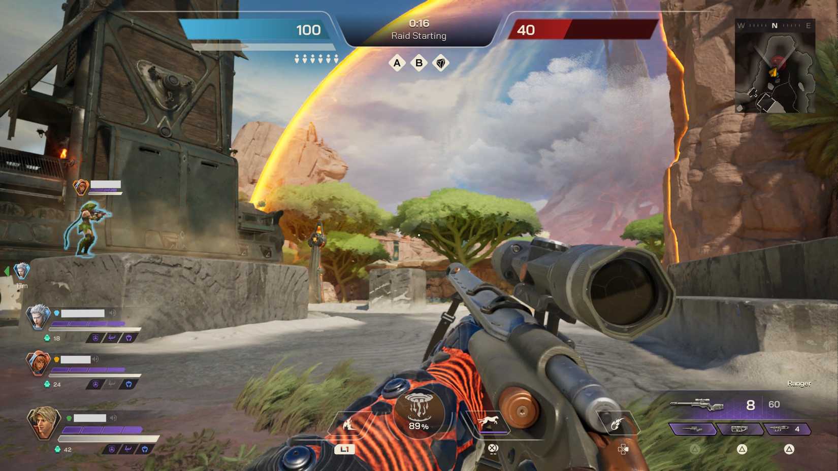 Kaleler, takımlar, kuşatma; potansiyel vaat, henüz tam değil