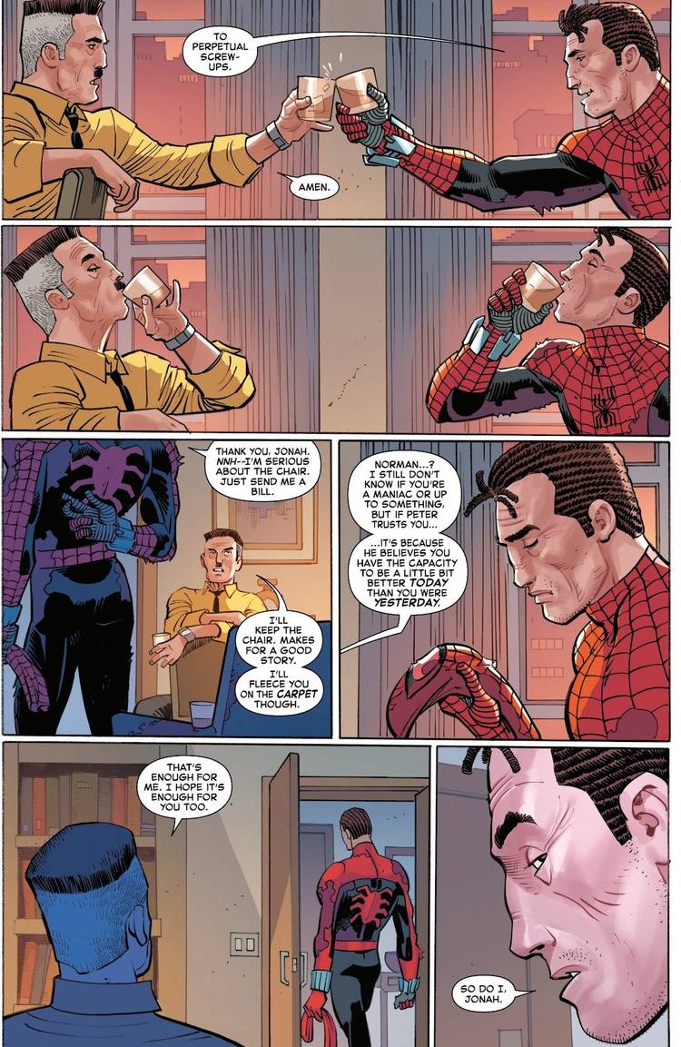 Efsane değişiyor, örümcek ağları Osborn'un elinde