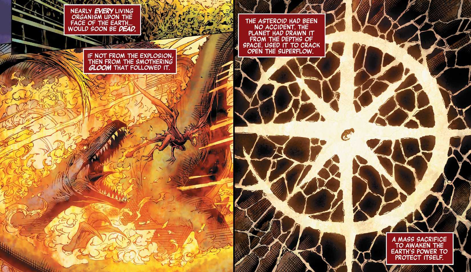 Milyonlarca yıl öncesi, dinozor kahraman Marvel evrenini şekillendirdi