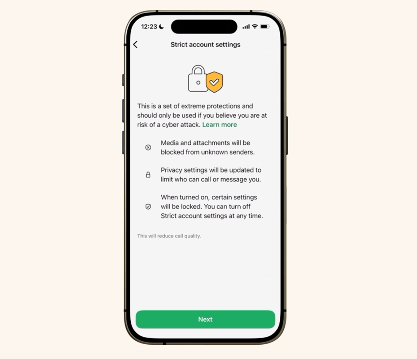 Gizliliğe önem verene özel, WhatsApp'ta kilitlenme seçeneği