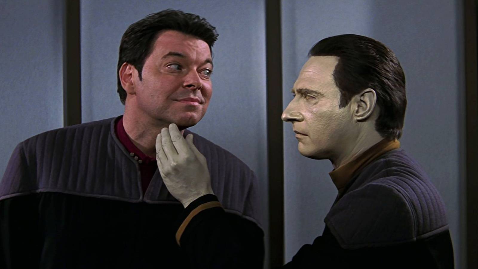 İki yıldız, sohbet ediyor, anılar canlanıyor, Star Trek coşkusu