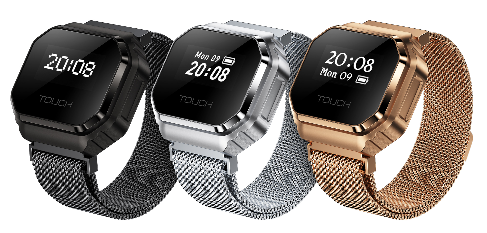 Minimalist tasarım, teknoloji parmakta, fitness takipçisi, uygun fiyatlı