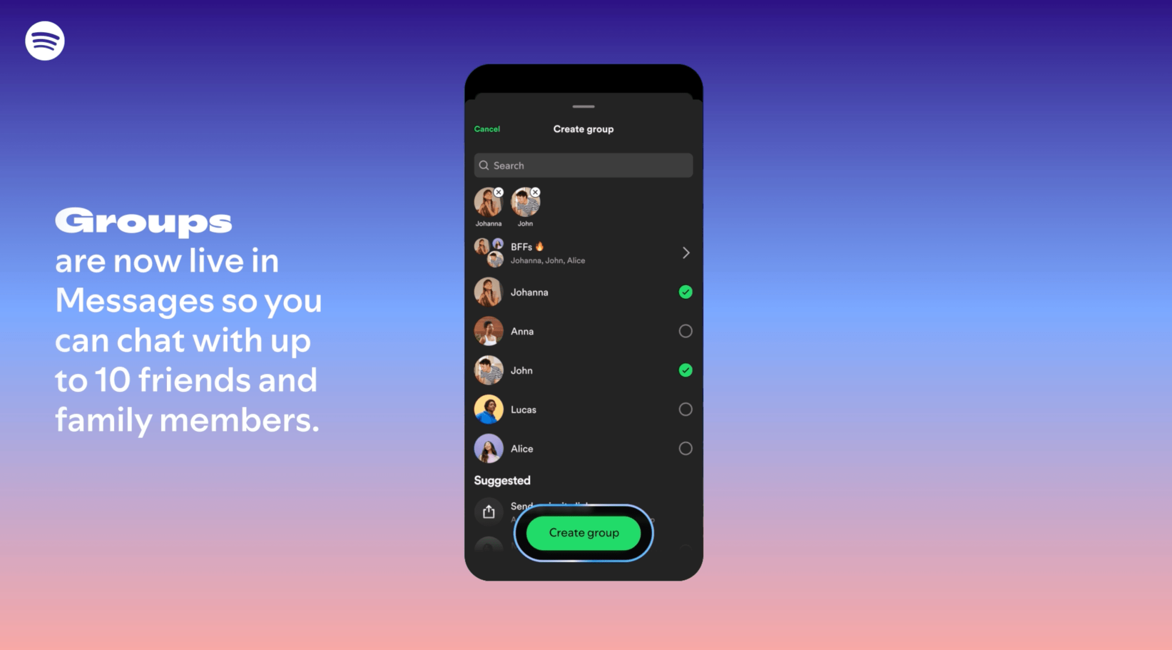 Müzik keyfini arkadaşlarınla paylaş, Spotify ile!