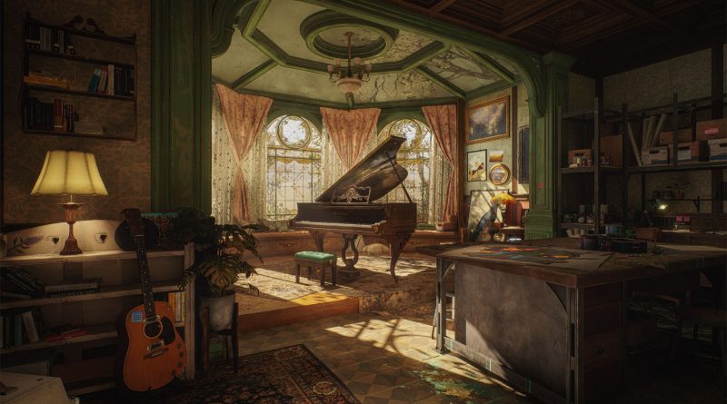 Gizemli malikane, bulmaca çöz, geçmişi aydınlat