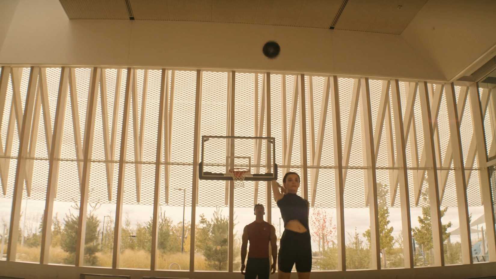 Uzay akademisinde Ripley'den ilham alan basketbol şov!