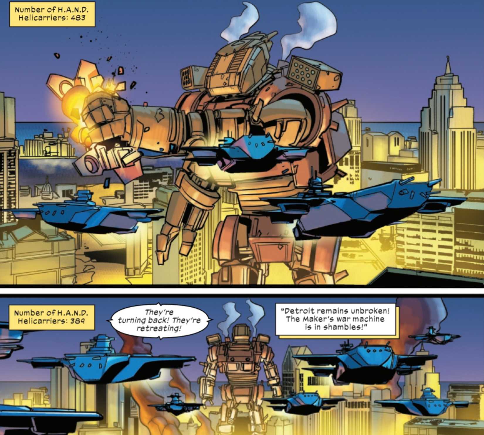 Detroit'te umut doğuyor, savaş makinesi değişiyor