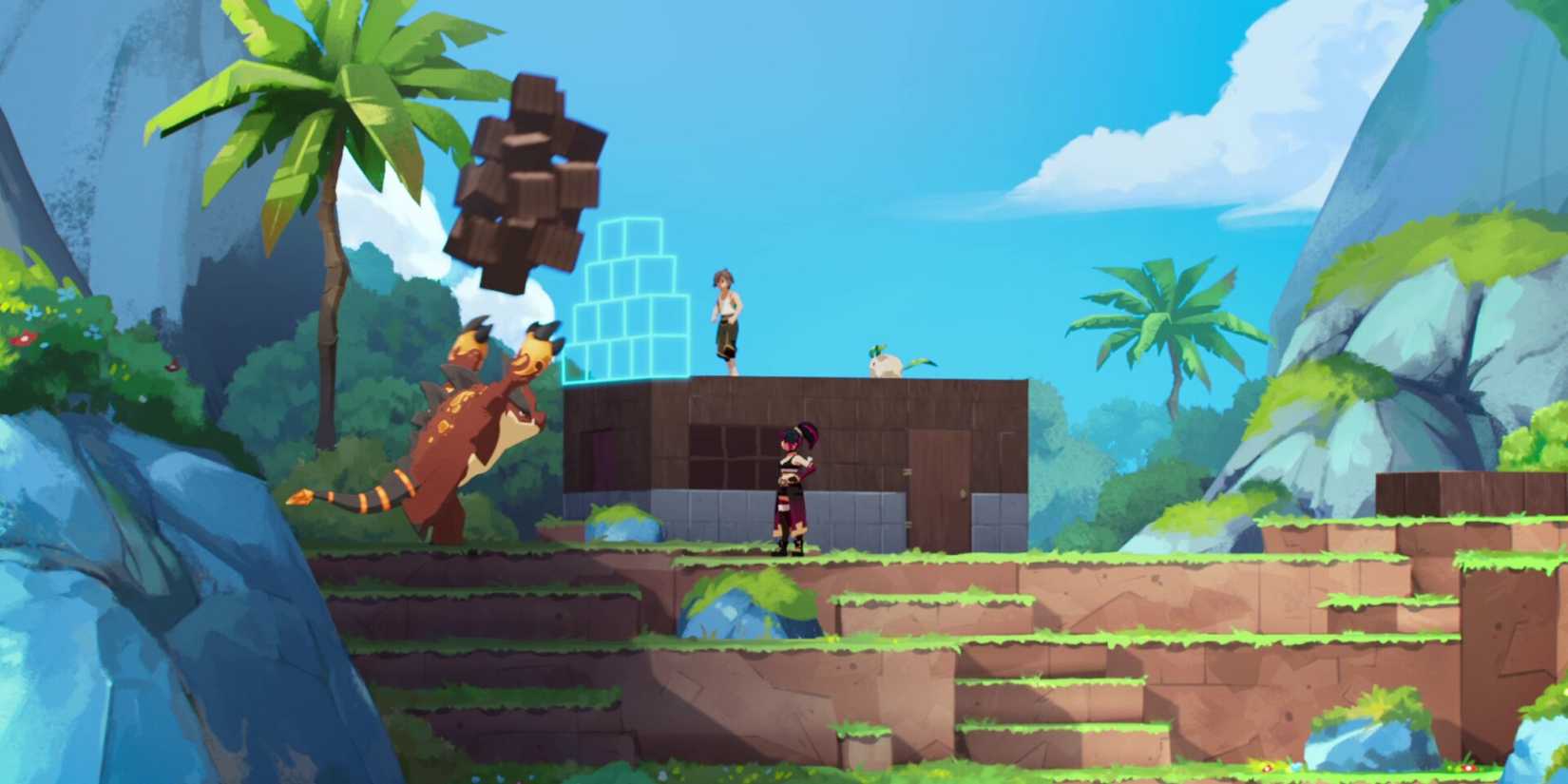 Bloklar, canavarlar, macera, keşif, yeni bir dünya