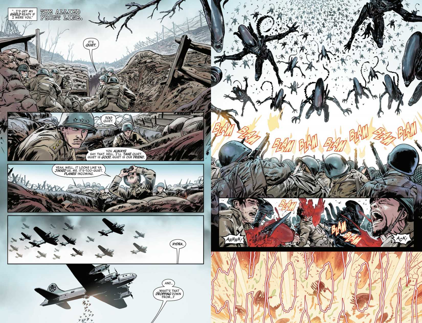 Uzaylılar, süper kahramanlar ve savaşın karanlık birleşimi