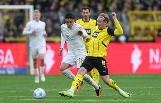 Sarı duvarlar, heyecan, Mainz'a meydan okuyan bir futbolcu