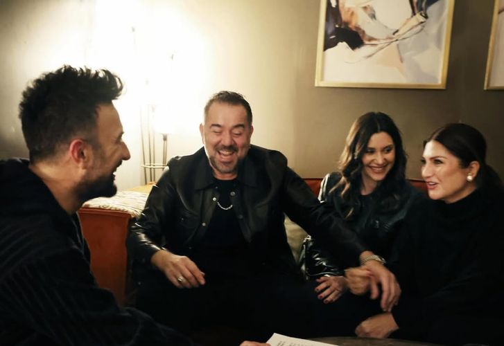 Efsane üçlü bir araya geldi, kahkahalar havada uçuştu