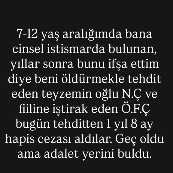 Vicdan rahatlaması, adalet yerini buldu, travma iyileşiyor