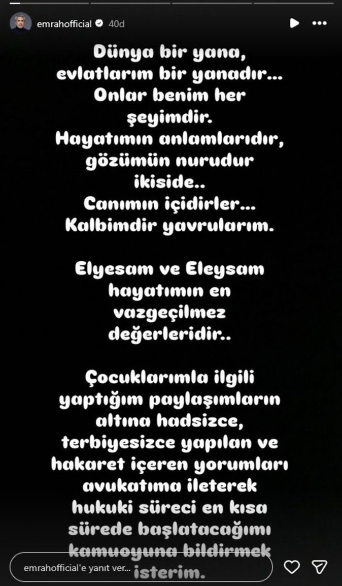 Ailesini korumak için yasal yollara başvuracak