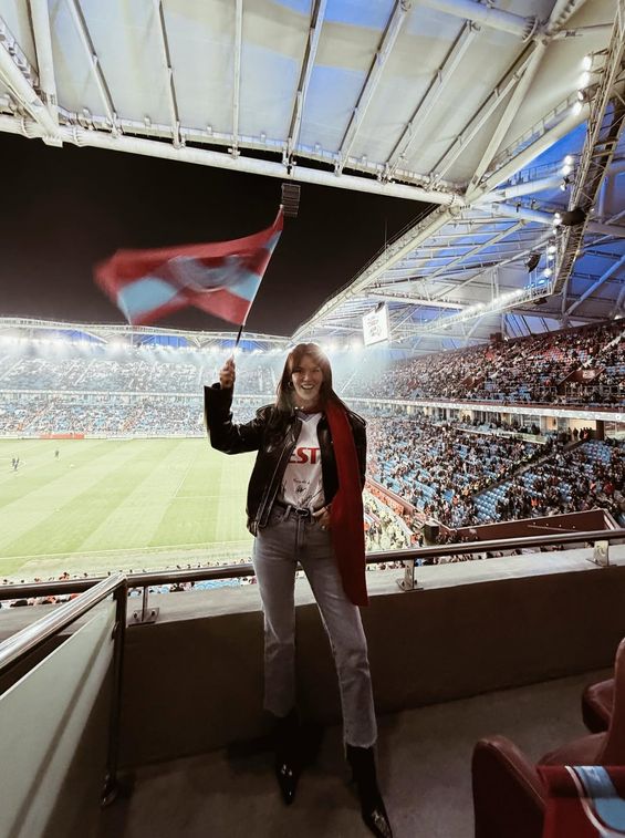 Trabzon'da bordo-mavi heyecan, Seray Kaya ile daha da arttı