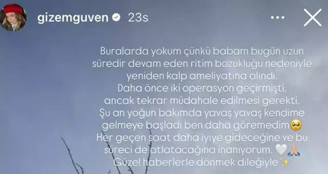 Sevinçli haber: Babam yoğun bakımdan çıktı, evimize döndü