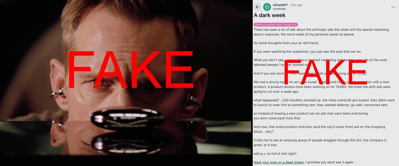 Sahte reklam, viral oldu, hayranları şaşırttı, OpenAI yalanladı