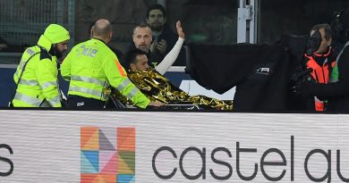 Acı dolu anlar, sahada ambulans, sakatlık endişesi