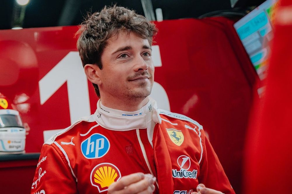 Monako'da efsanevi Ferrari ile Leclerc'in nostaljik anları