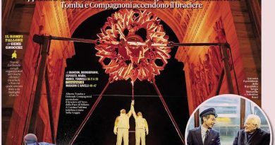 Kar taneleri, ışıklar, coşku, İtalya'nın kış masalı