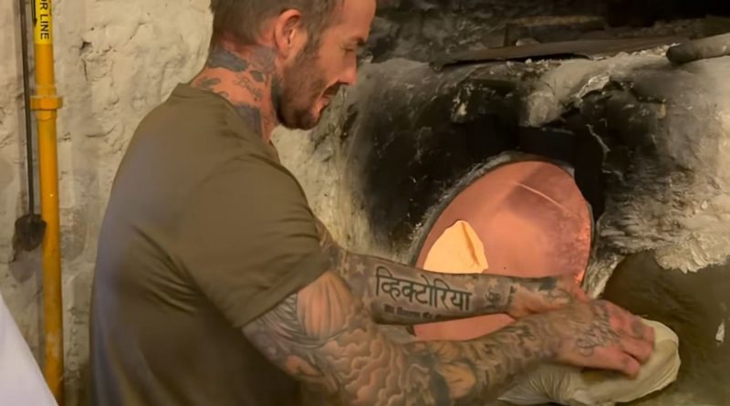 Tandır fırınında Beckham, beklenmedik lezzet şöleni!