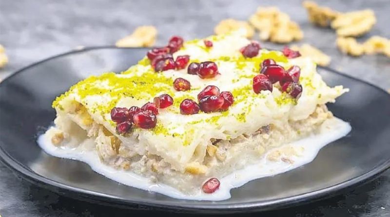 Kat kat lezzet, gelenekten sofraya güllaç keyfi