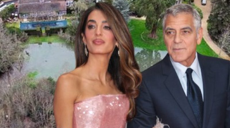 Nehir taştı, Clooney'nin evi sular altında kaldı