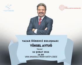 Yüksel Aytuğ Van'da gençlerle etkileşimde, ilham veriyor