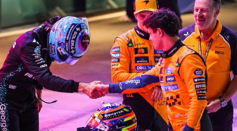 Norris'ten Russell'a destek: "2026'da şampiyon olabilirsin!"