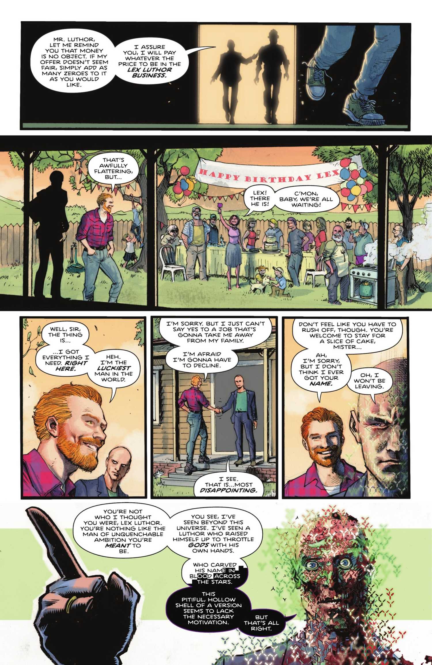 Ailesiyle mutlu, zeki ama hala tehlikeli bir Luthor