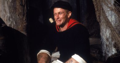 Denizci Popeye'nin neşesi, zorlu çekimlere rağmen parlıyor