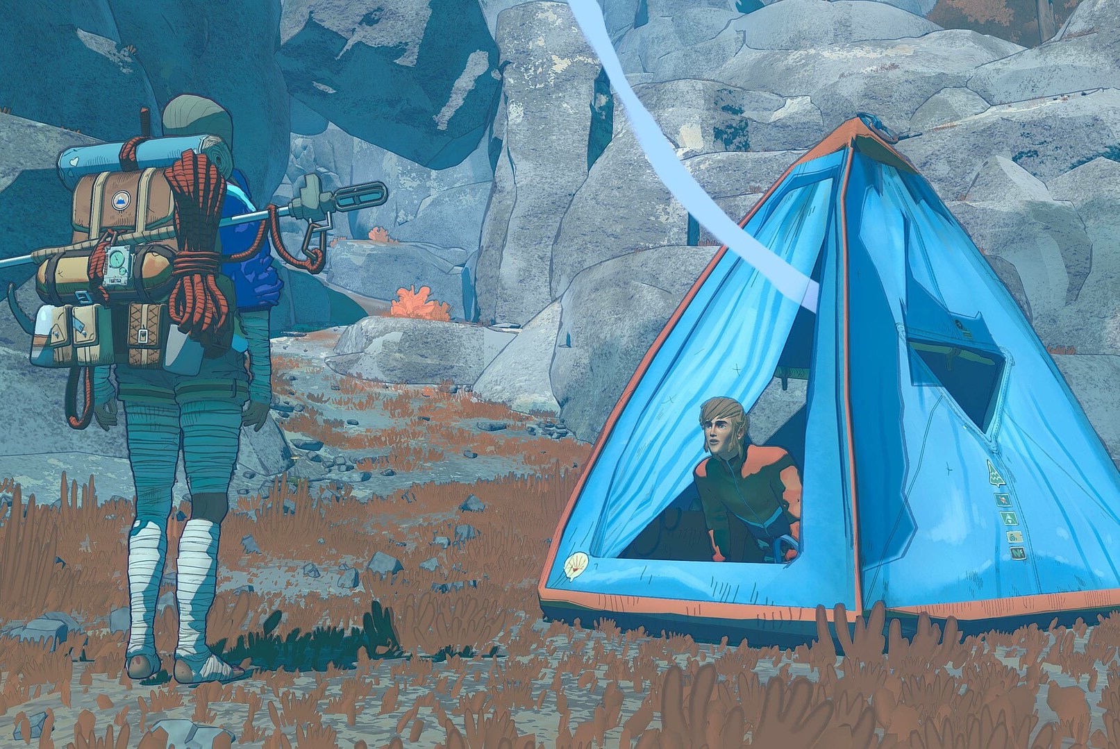 Dağ zirvesine tırmanış, ruhu dinlendirir, azmi besler