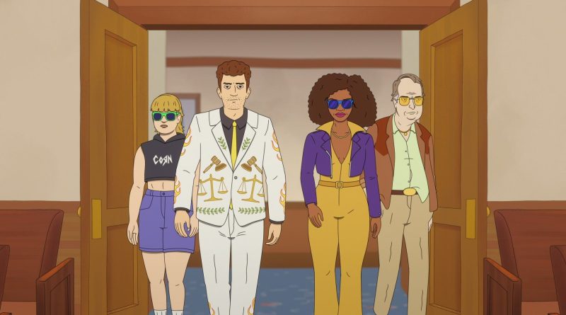 Absürt mizah, hukuk dünyası, animasyonun eğlenceli yorumu