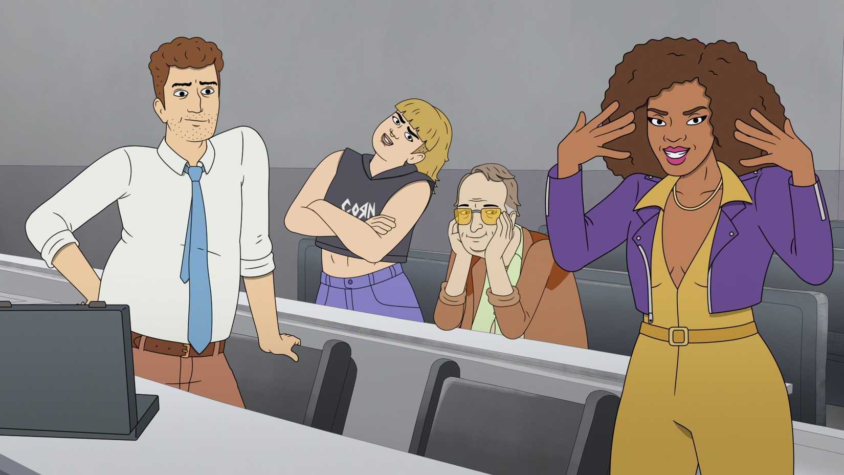 Absürt mizah, hukuk dünyası, animasyonun eğlenceli yorumu