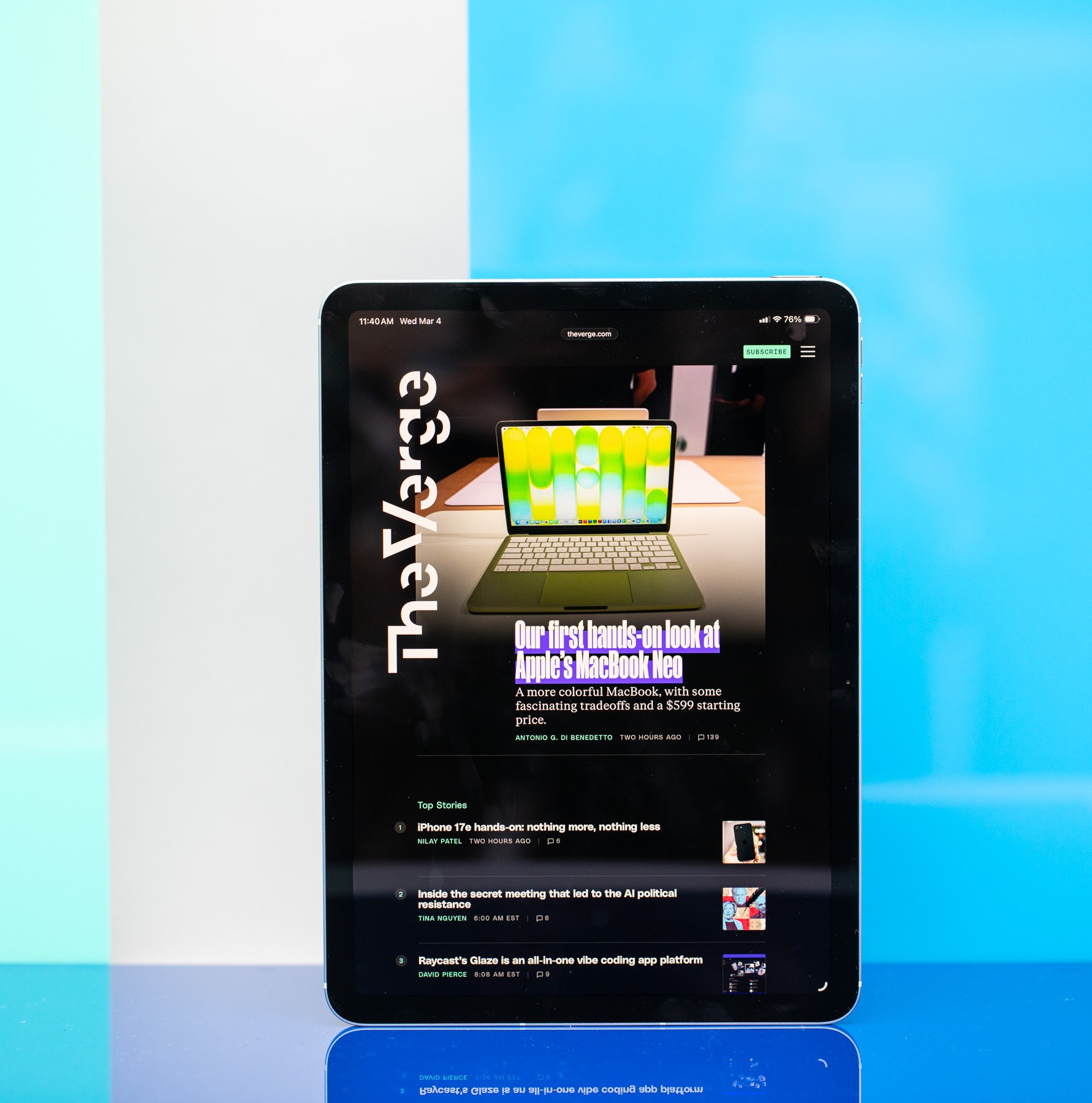 Hızlı ekran, güçlü işlemci, şık tasarım, ideal tablet deneyimi