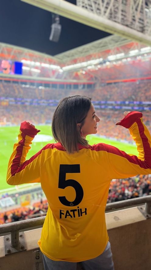Baba kız gururu, Galatasaray coşkusu dorukta!