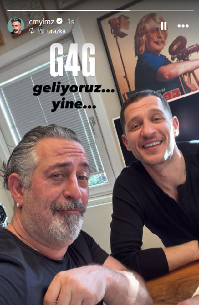 Komik buluşma! Yeni filmde iki yıldız bir araya geldi