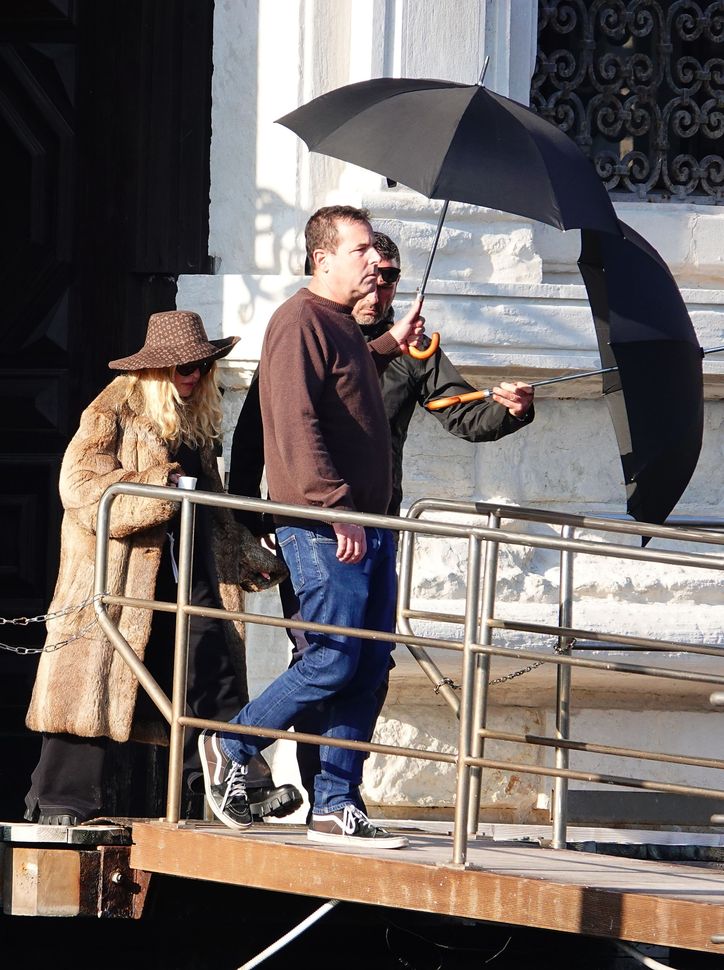 Venedik setinde çekimler, pop kraliçesi iş başında!