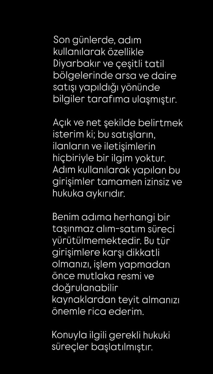 Adını kullananlara karşı yasal işlem başlatıldı, dikkat edin!