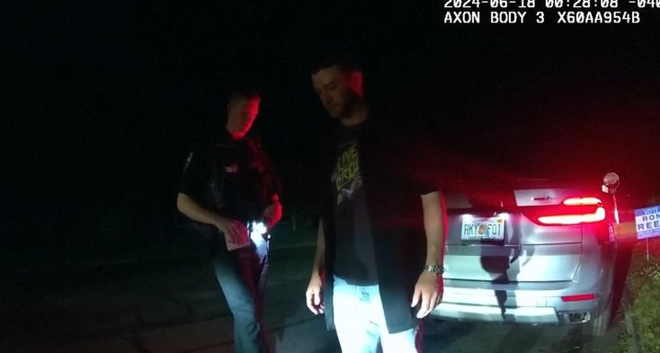 Yıldız düştü, polis ışıkları parladı, karmaşa