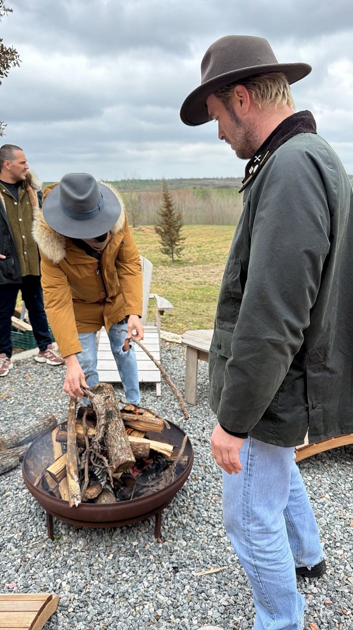 Doğa, aile, huzur; Lüleburgaz'da Kıvanç Tatlıtuğ keyifli anlar