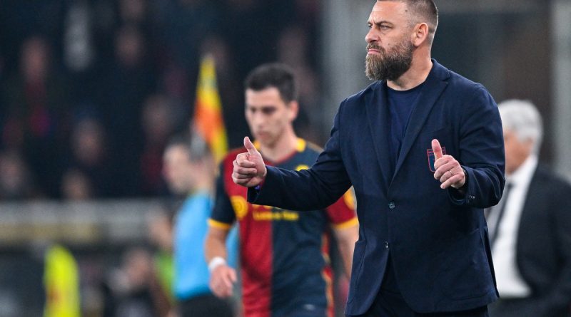 Roma'ya karşı zafer, De Rossi'nin yüzünde kocaman bir gülümseme